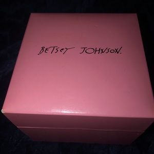 Betsey Johnson Rose Gold Stainless Steel Watch